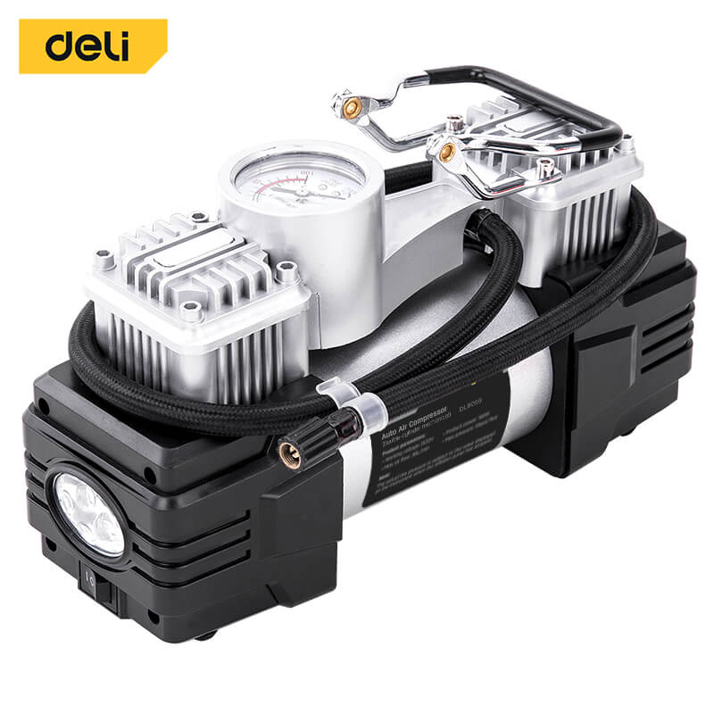 ปั๊มลมโรตารี่ DELI EDL8059-WH-01 36ลิตร/นาที 101PSI 160วัตต์_9